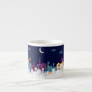 Ramadan Kareem Typografie Islamischer Halbmond Tex Espressotasse