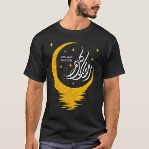 Ramadan Kareem und Mubarak Muslime Arabisches Kall T-Shirt