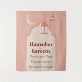 Ramadan Kareem Wandteppich (Vorderseite)