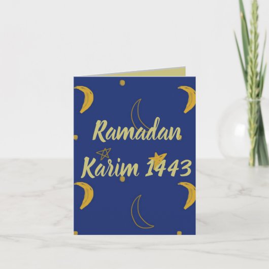 Ramadan Karim Karte (Vorderseite)