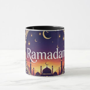 Ramadan Karim Mubarak Halbmond Islam Iftar Suhur Tasse