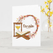 Ramadan Karte (Gelbe Blume)