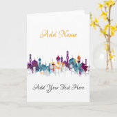 Ramadan Karte (Gelbe Blume)