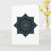Ramadan Karte (Gelbe Blume)