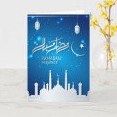 Ramadan Karte (Gelbe Blume)