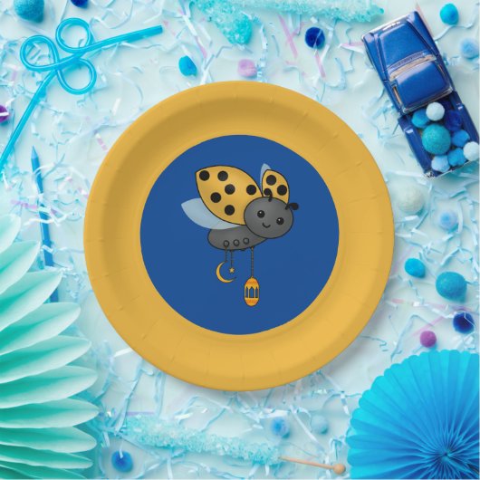 Ramadan Ladybug Lanterns Pappteller (Party)