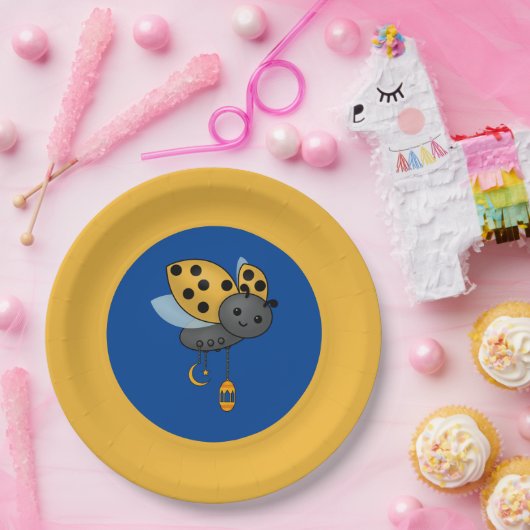 Ramadan Ladybug Lanterns Pappteller (Party)