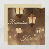 Ramadan Lampen - Flachkarte (Vorne/Hinten)