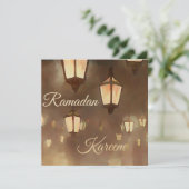 Ramadan Lampen - Flachkarte (Stehend Vorderseite)