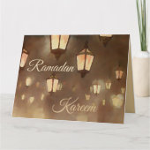 Ramadan-Lampen - Gemälde Karte (Vorderseite)