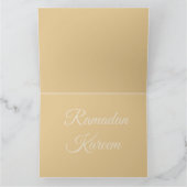 Ramadan-Lampen - Gemälde Karte (Innenseite)