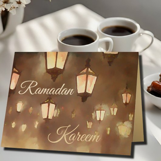 Ramadan-Lampen - Gemälde Karte