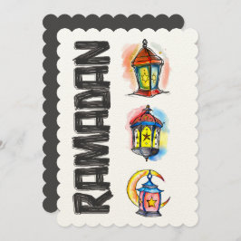 Ramadan Lanterns Fawanees - ف و ا ن ي س ر م ض Einladung