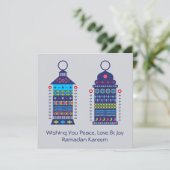 Ramadan Lanterns Feiertagskarte (Stehend Vorderseite)