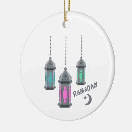 Ramadan Lanterns Keramik Ornament (Links)