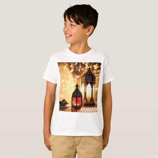Ramadan-Laterne. T-Shirt (Vorne ganz)