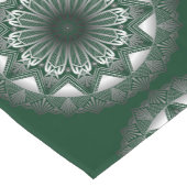 Ramadan Mandala Dark Green Table Runner Kurzer Tischläufer (Ecke)