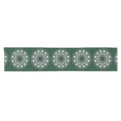 Ramadan Mandala Dark Green Table Runner Kurzer Tischläufer (Horizontal)