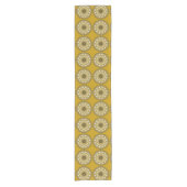 Ramadan Mandala Gold Table Runner Kurzer Tischläufer (Vorderseite)