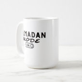 Ramadan Mode ON -2023 - Kaffeemaschine Tasse (Vorderseite Links)