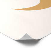 Ramadan Modern Crescent Moon Shape Poster (Ecke)