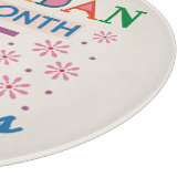 Ramadan Monat der Vergebung Schneidebrett (Ecke)