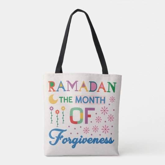 Ramadan Monat der Vergebung Tasche (Rückseite)