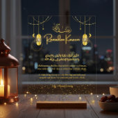 Ramadan Moon Dua Personalized Sign Acrylschild