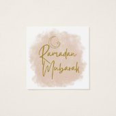 Ramadan Mubarak (Rückseite)