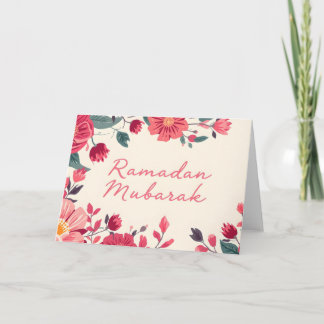 Ramadan Mubarak 2026 Grußkarte Dankeskarte
