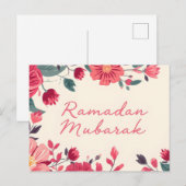 Ramadan Mubarak 2026 Grußkarte Postkarte (Vorne/Hinten)