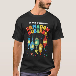 Ramadan Mubarak 30 Tage des Segens Islamisch T-Shirt