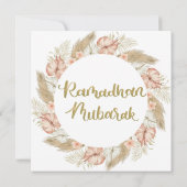 Ramadan Mubarak 3 Einladung (Rückseite)