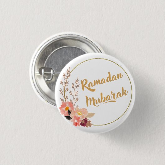 Ramadan Mubarak 5 Button (Vorne & Hinten)