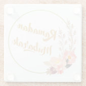 Ramadan Mubarak 5 Glasuntersetzer (Rückseite)