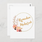 Ramadan Mubarak 5 Postkarte (Vorne/Hinten)
