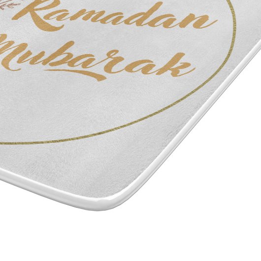 Ramadan Mubarak 5 Schneidebrett (Ecke)