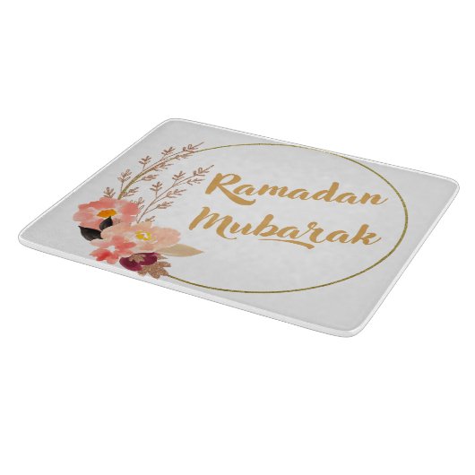 Ramadan Mubarak 5 Schneidebrett (Ecke)