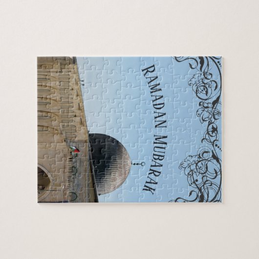 Ramadan Mubarak Al-Aqsa Moschee Jerusalem Puzzle (Horizontal)