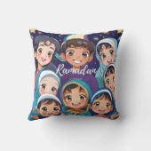 Ramadan Mubarak Anime Cushion Kissen (Rückseite)
