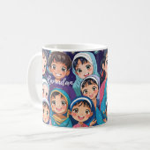 Ramadan Mubarak Anime Tasse (Vorderseite Links)