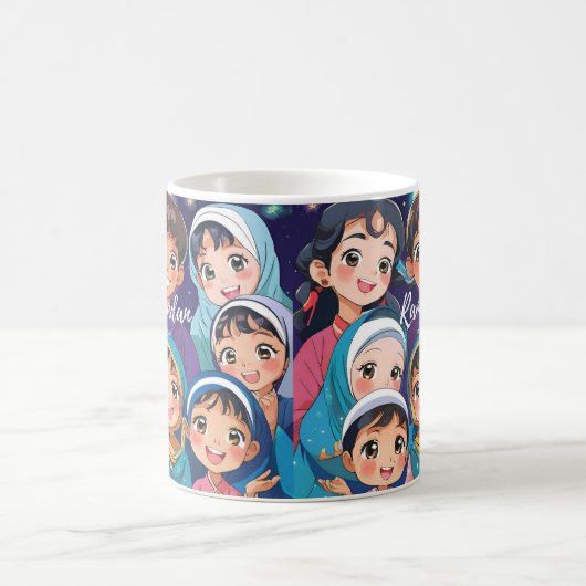 Ramadan Mubarak Anime Tasse (Mittel)