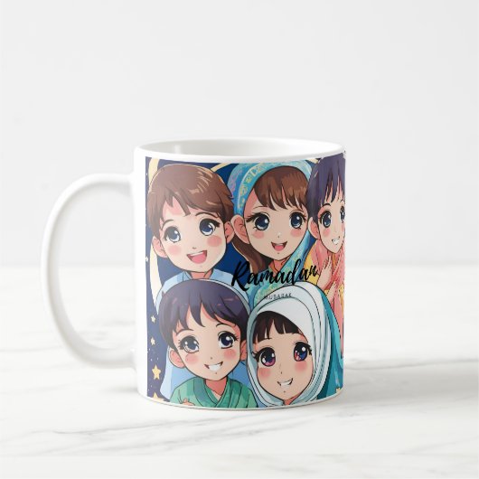 Ramadan Mubarak Anime Tasse (Links)