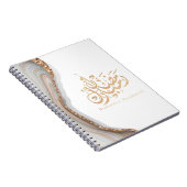 Ramadan Mubarak arabische Kalligrafie Notizblock (Rechte Seite)