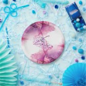 Ramadan Mubarak arabische Kalligrafie Pappteller (Party)