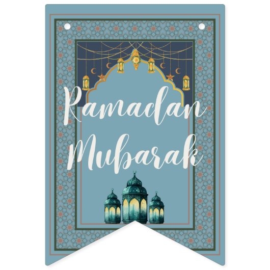 Ramadan Mubarak Bunting Banner (Zweite Fahne)