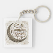 Ramadan Mubarak Celebration Traditionelle Laternen Schlüsselanhänger (Rückseite)