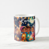Ramadan Mubarak Children Laughing Tasse (VorderseiteRechts)