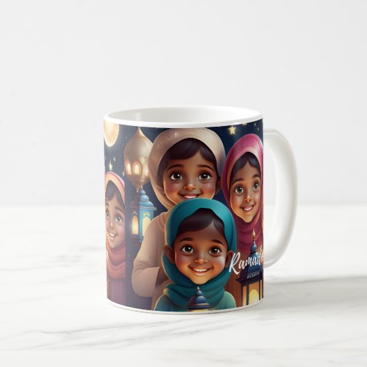 Ramadan Mubarak Children's Lantern Tasse (VorderseiteRechts)