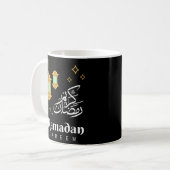 Ramadan Mubarak Coole islamische Fasten Kaffeetasse (Vorderseite Links)